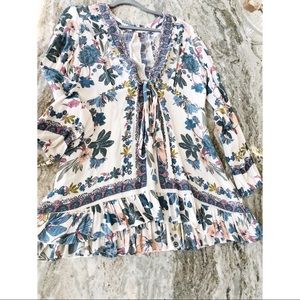 Free People / Gorgeous colorful flow top/dress